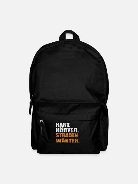 Hart Härter Straßenwärter | Road construction - Backpack - black