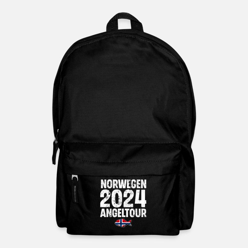 Norwegen Angeltour 2024 - Rucksack - Schwarz