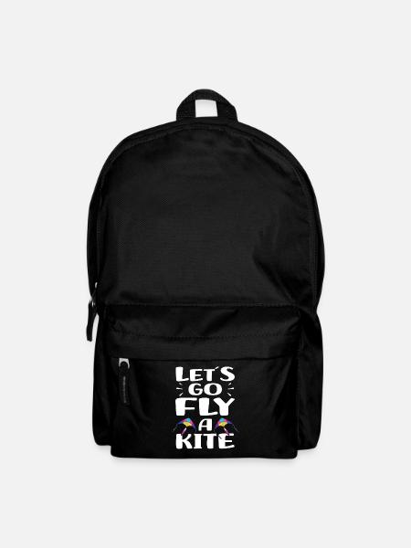 Drachensteigen Hobby | Drachenfliegen Geschenkidee - Rucksack - Schwarz