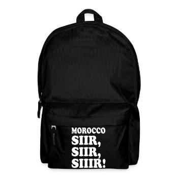 Marokko - Rucksack - Schwarz - Vorne