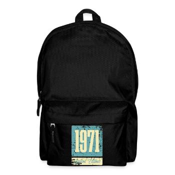 1971 Born Birthday Year of birth - Backpack - black - Front