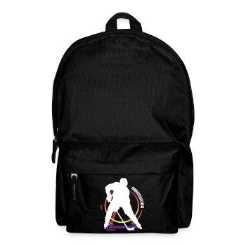 Eishockey Eishockeyspieler Spieler Vintage Retro - Rucksack - Schwarz - Vorne