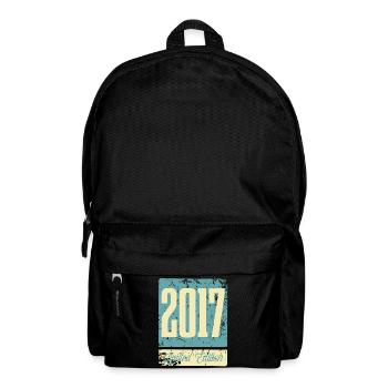 2017 Born Birthday Year of birth - Backpack - black - Front