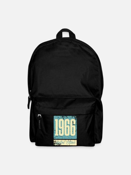 1966 Geboren Geburtstag Geburtsjahr - Rucksack - Schwarz