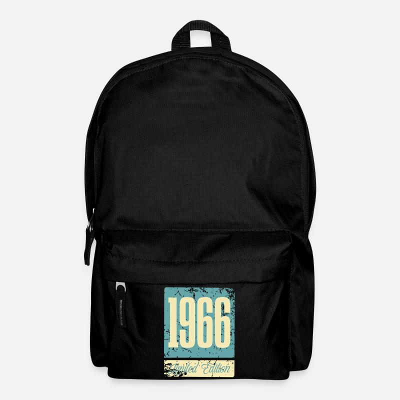 1966 Geboren Geburtstag Geburtsjahr - Rucksack - Schwarz