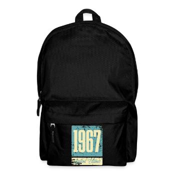 1967 Geboren Geburtstag Geburtsjahr - Rucksack - Schwarz - Vorne