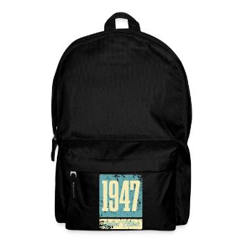 1947 Naissance Anniversaire Année de naissance - Sac à dos - noir - Devant