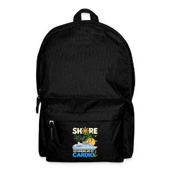 Kreuzfahrt Schiff | Kreuzfahrtreise Meer Geschenke - Rucksack - Schwarz - Vorne