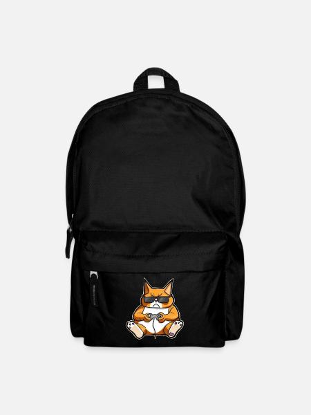 Gaming Cat Gamer Gamers Gamers Gamers - Sac à dos - noir