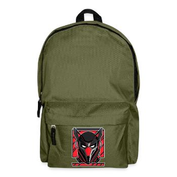 Evil Robot - Backpack - olive green - Front