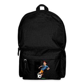 Football Birthday - 5 years old Boy - 5. - Backpack - black - Front