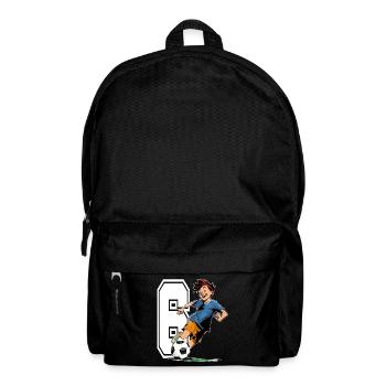 Anniversaire de football - 6 ans Garçon - 6. - Sac à dos - noir - Devant