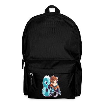 Anniversaire de hockey sur glace - garçon de 8 ans - 8. - Sac à dos - noir - Devant