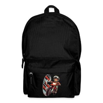 Ich Bin 6 Motocross Kid - Motocross - Rucksack - Schwarz - Vorne