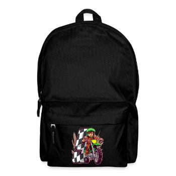 I'm 9 Motocross Kid - Children's Birthday Party - Backpack - black - Front