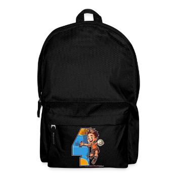 Handball Birthday - 4 years old Boy - 4. - Backpack - black - Front