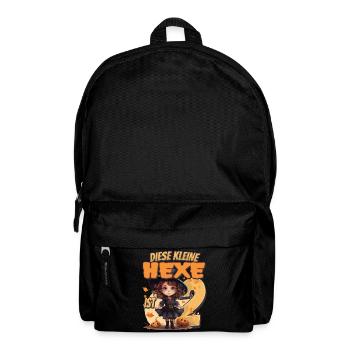 Diese kleine Hexe ist 2 - zwei Jahre - 2. - Rucksack - Schwarz - Vorne