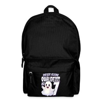 Dieser kleine Quälgeist ist 7 - sieben Jahre - 7. - Rucksack - Schwarz - Vorne