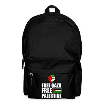 Free gaza free palestine - Sac à dos - noir - Devant