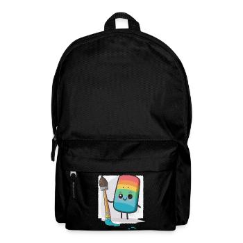 Le Vagabond de l’aquarelle - Sac à dos - noir - Devant