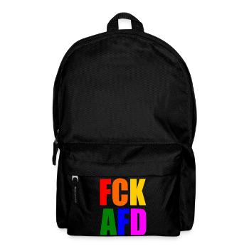 Fck afd - Rucksack - Schwarz - Vorne