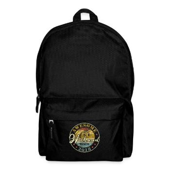 6ter Hochzeitstag toller Ehemann seit 2018 Retro - Rucksack - Schwarz - Vorne