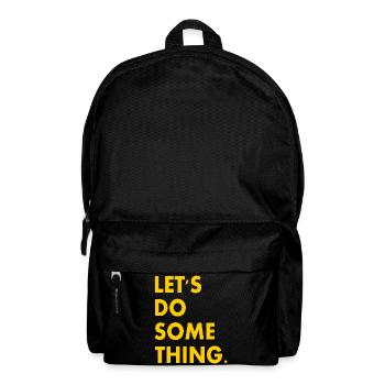 let's do something - Rucksack - Schwarz - Vorne