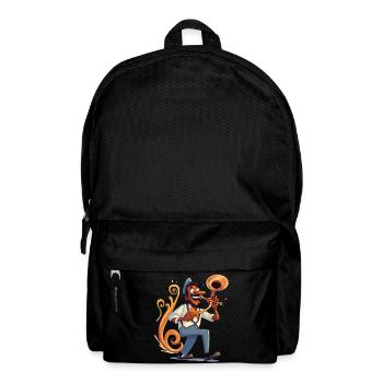 Posaune Troubadour - Rucksack - Schwarz - Vorne