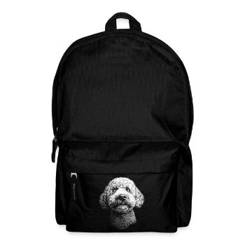 Lagotto Romagnolo Portrait Chien Chien - Sac à dos - noir - Devant