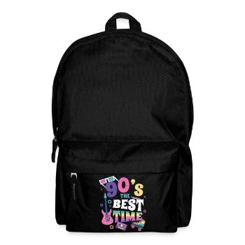 90er Jahre - Rucksack - Schwarz - Vorne