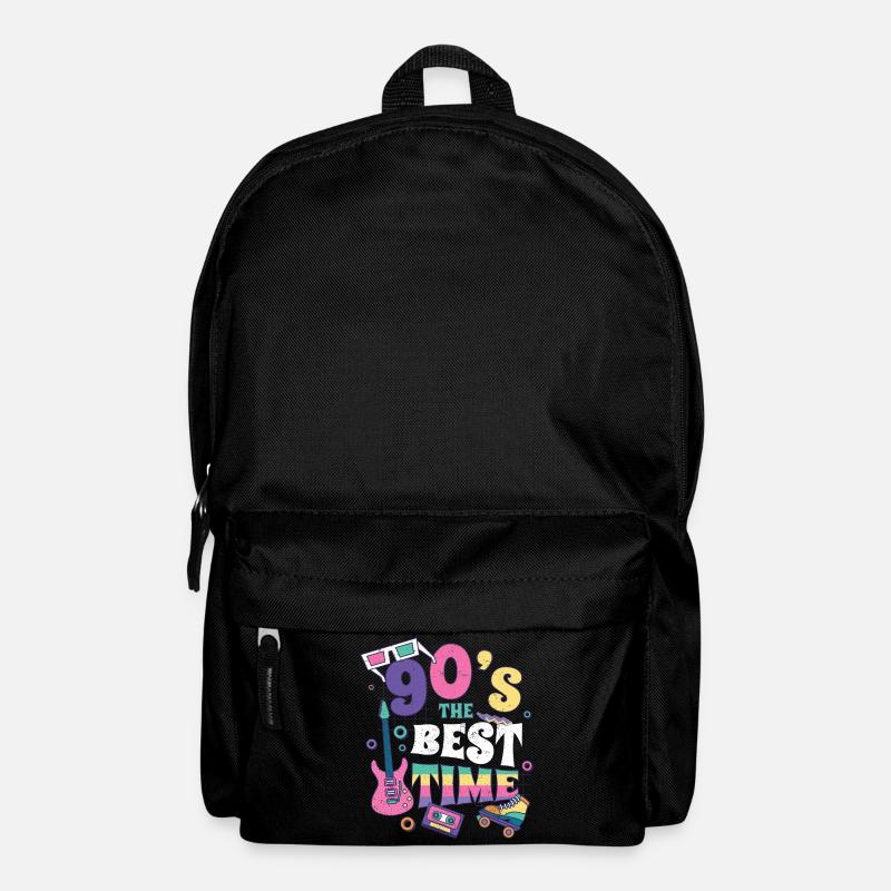 90er Jahre - Rucksack - Schwarz