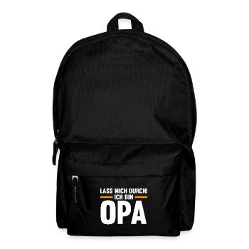 Großvater Großpapa Opi Opa - Rucksack - Schwarz - Vorne