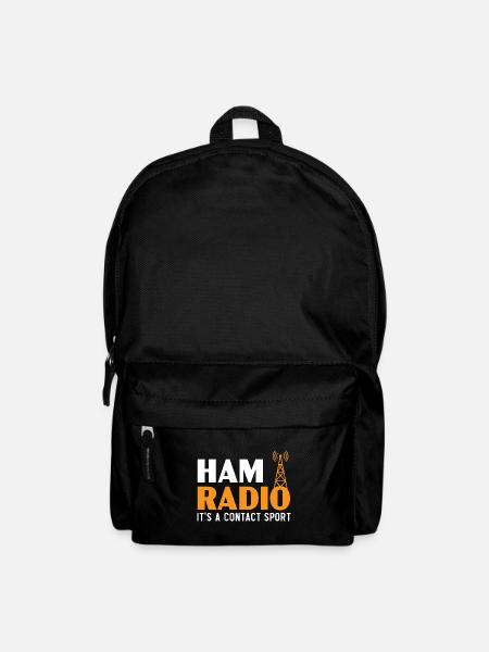 Ham Radio Es ist ein Kontaktsport Operator Ham Rad - Rucksack - Schwarz