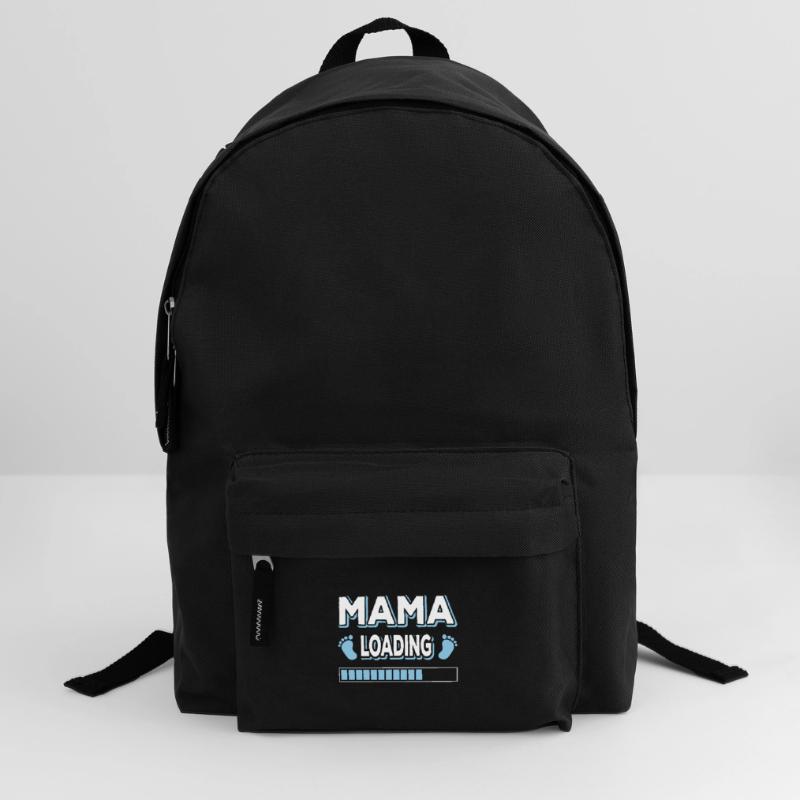 Mama Loading Mutter Mütter Mom Mommy Muttertag Rucksack
