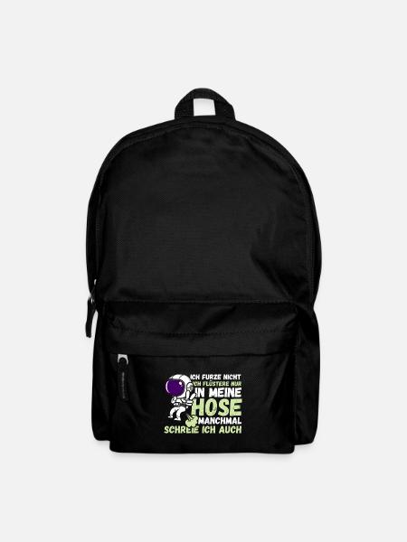 Ich Furze Nicht Astronaut - Rucksack - Schwarz