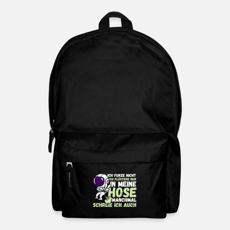 Ich Furze Nicht Astronaut - Rucksack - Schwarz