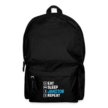 Hausmeister - Rucksack - Schwarz - Vorne