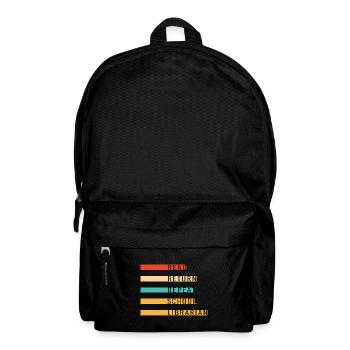 Lecture de la bibliothèque Bookworm - Sac à dos - noir - Devant