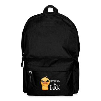 Ich gebe keine Ente Lustiger Entenliebhaber - Rucksack - Schwarz - Vorne