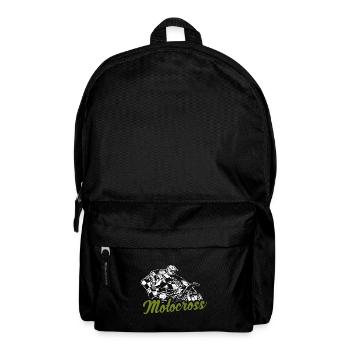 Motocross Dirtbike Dirt Bike Cross Fahrer Braap - Rucksack - Schwarz - Vorne