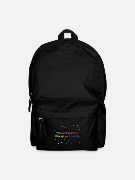 Ändern Sie Ihre Freunde - Rucksack - Schwarz