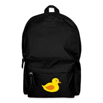Kawaii Chibi Kawaii Duck Kawaii Duckling - Backpack - black - Front