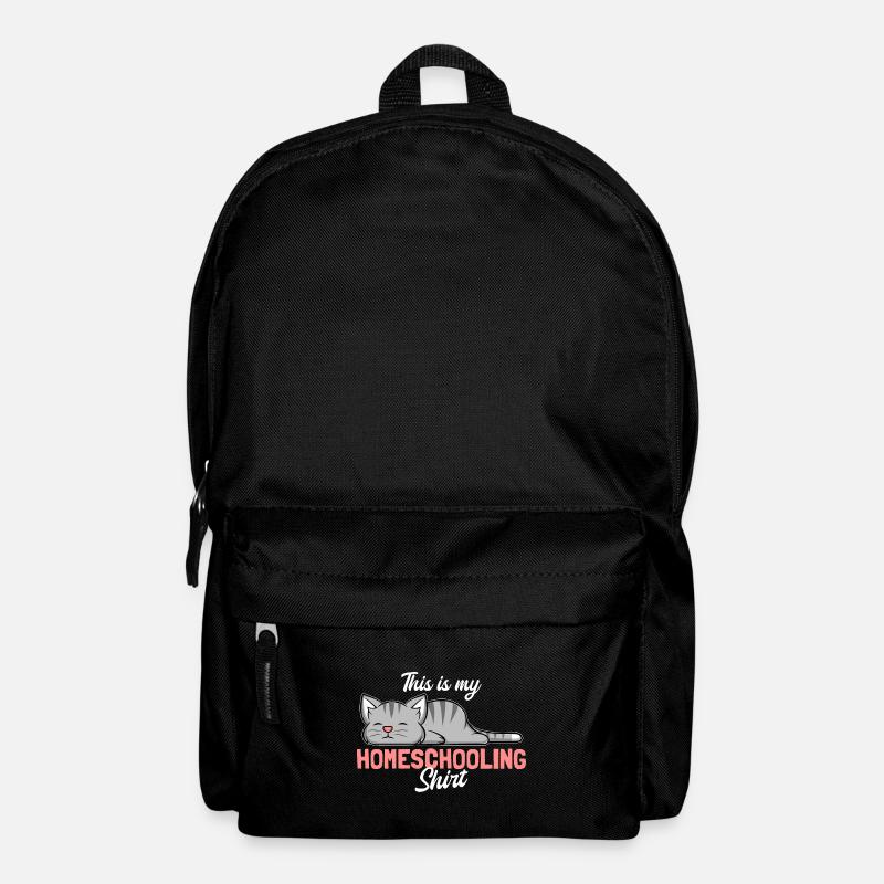 Homeschooling distance cat lessons - Backpack - black