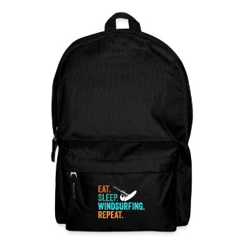 Windsurfing Surfing Surfer Gift - Backpack - black - Front