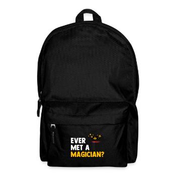 Always hit a magician Magic Tricks magic card - Backpack - black - Front