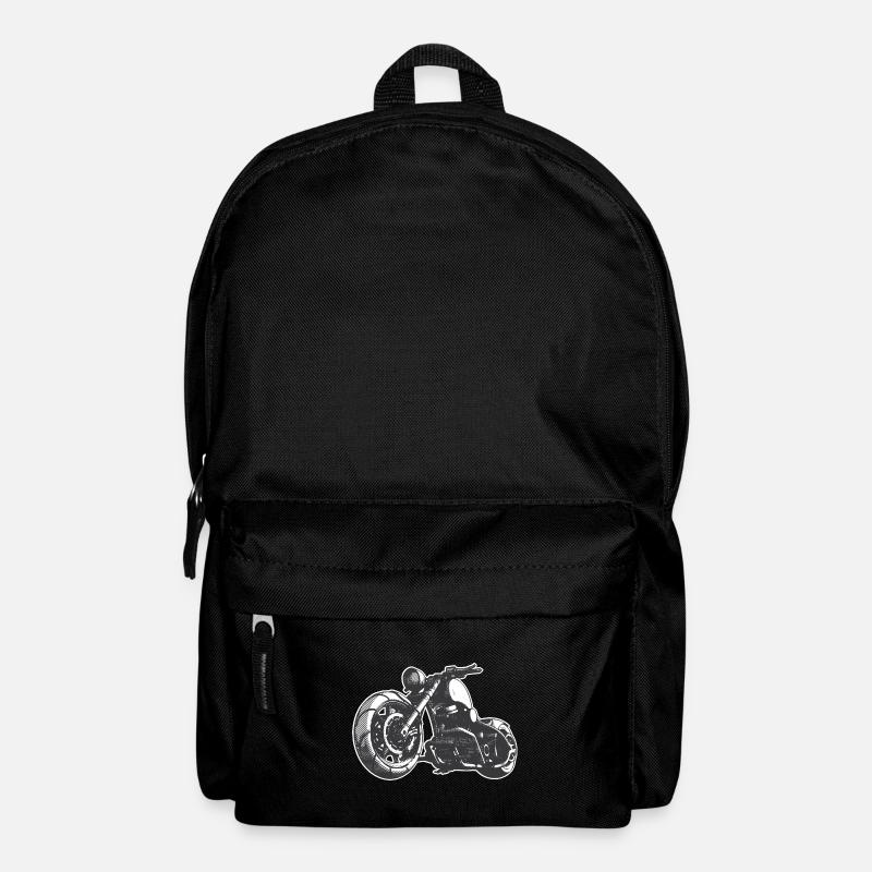 Motorrad - Rucksack - Schwarz