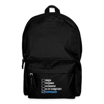Schullehrer Lehrer - Rucksack - Schwarz - Vorne