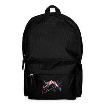 Perchiste Enfant Saut à la perche - Sac à dos - noir - Devant