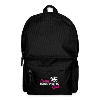 Vaulting Acrobatics Design and Equestrian Horse - Backpack - black - Front