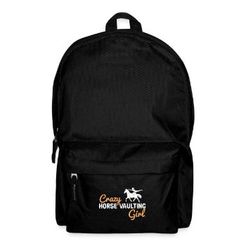 Voltigieren Design und Voltigieren Pferde Designs - Rucksack - Schwarz - Vorne